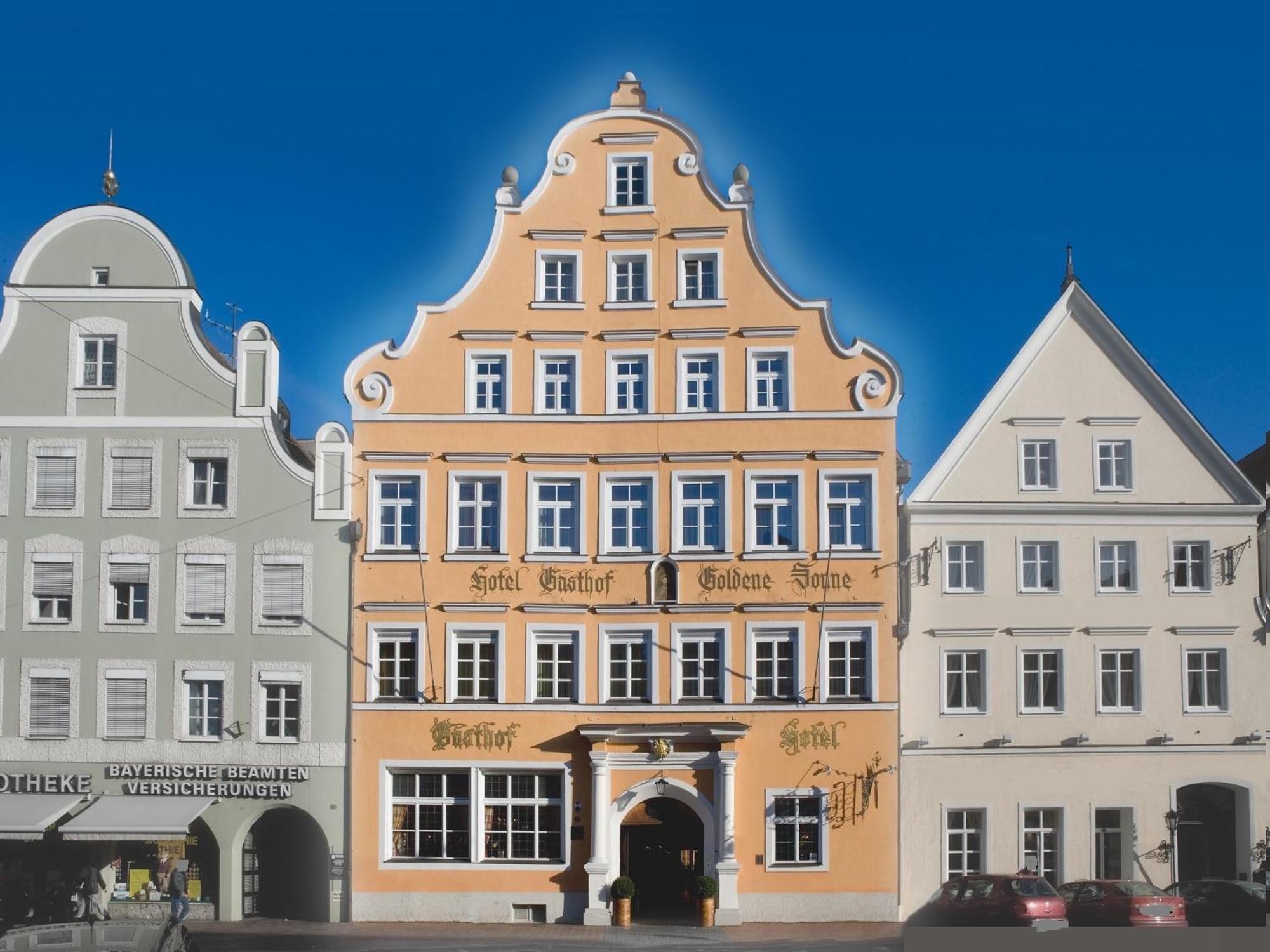 Hotel Goldene Sonne Landshut Exterior photo
